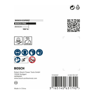 Brosse en acier Bosch avec fil noué