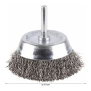 Brosse à pots Bosch, fil de fer serti-4