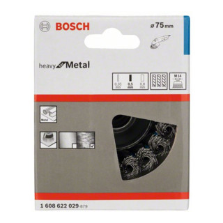 Brosse en acier Bosch avec fil noué