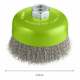 Brosse boisseau Bosch 100 mm à fils d'inox ondulés
