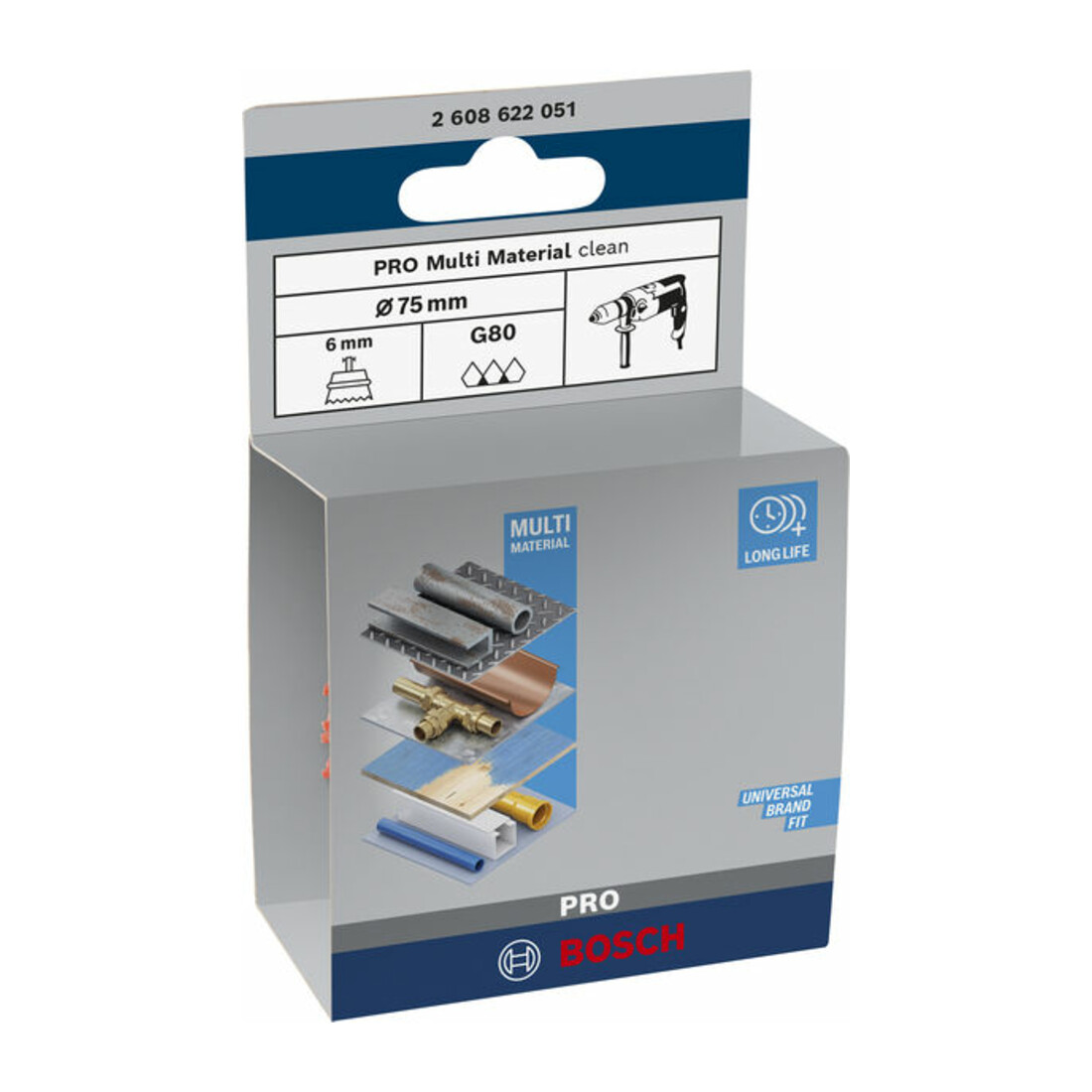 Brosse boisseau Bosch 75 mm fils de nylon 1 mm 75 mm, 1 mm
