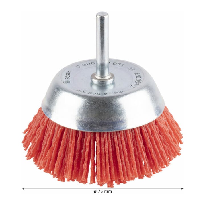Brosse boisseau Bosch 75 mm fils de nylon 1 mm 75 mm, 1 mm