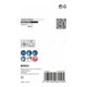 Bosch Pot Brush Brush Nylon Bristle avec Corindon-5