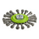 Brosse circulaire 115 mm à fils d'inox torsadés 115 mm, 0,5 mm, M14-1