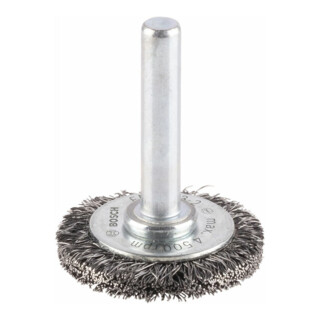 Brosse à disque en acier Bosch avec fil ondulé