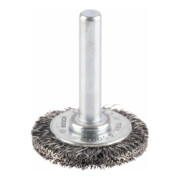 Brosse à disque en acier Bosch avec fil ondulé