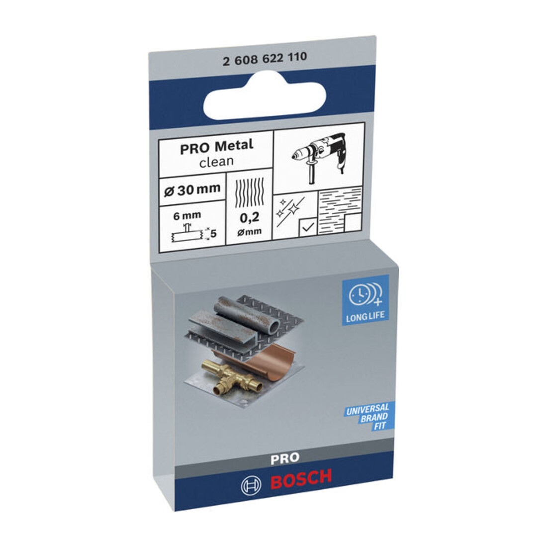 Brosse à disque en acier Bosch avec fil ondulé
