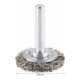 Brosse circulaire 30 mm à fils d'inox ondulés 0,3 mm 30 mm, 0,3 mm, 6 mm-4