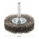 Brosse circulaire 50 mm à fils d'inox ondulés 0,2 mm 50 mm, 0,2 mm, 15 mm-4