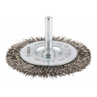 Brosse à disques Bosch en acier inoxydable avec fil serti