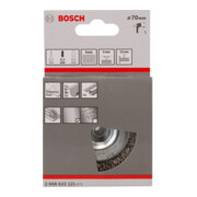 Brosse circulaire 70 mm à fils d'inox ondulés 0,3 mm 70 mm, 0,3 mm, 10 mm-2
