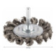 Brosse circulaire 70 mm à fils d'inox torsadés 0,35 mm 70 mm, 0,35 mm, 14 mm