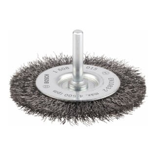 Brosse à disque en acier Bosch avec fil ondulé