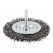 Brosse circulaire 75 mm à fils d'acier ondulés 0,3 mm 75 mm, 0,3 mm, 8 mm