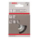 Brosse circulaire 75 mm à fils d'acier ondulés 0,3 mm 75 mm, 0,3 mm, 8 mm