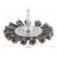 Brosse circulaire 75 mm à fils d'acier torsadés 0,5 mm 75 mm, 0,5 mm, 13 mm