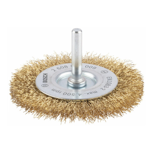 Brosse à disque Bosch plaquée laiton ondulé