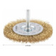 Brosse à disque Bosch plaquée laiton ondulé-4