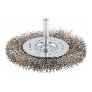 Brosse à disques Bosch en acier inoxydable avec fil serti