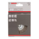Brosse circulaire 80 mm à fils d'inox ondulés 0,2 mm 80 mm, 0,2 mm, 4 mm