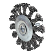 KS Tools Brosse métallique ronde en acier, Ø 75mm