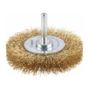 Brosse à disque Bosch plaquée laiton ondulé