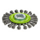 Brosse circulaire en acier inoxydable X-LOCK 115 fils torsadés 115 mm, 0,5 mm, X-LOCK-1