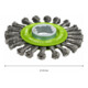 Brosse circulaire en acier inoxydable X-LOCK 115 fils torsadés 115 mm, 0,5 mm, X-LOCK-4
