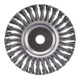 Brosse circulaire en acier Rhodius SRBZ avec fils d'acier torsadés pour meuleuses angulaires, 178 x 13 x 42 x 22,23 mm-3
