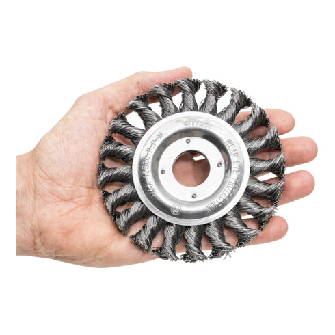 Brosse ronde STIER diamètre 22,2 mm en acier