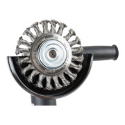 Brosse circulaire STIER Ø 115 mm, diamètre d'alésage 22,2 mm, 0,5 mm, ondulée, inox-5