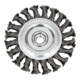 Brosse circulaire STIER Ø 115 mm, M14, 0,5 mm, torsadée, acier-1