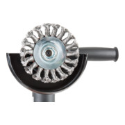 Brosse circulaire STIER Ø 115 mm, M14, 0,5 mm, torsadée, acier-2