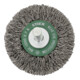 Brosse circulaire STIER, diamètre de queue 6 mm, 0,3 mm, ondulée, acier inoxydable-4