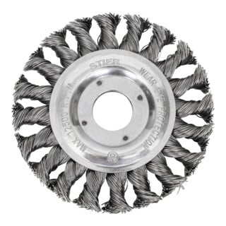 Brosse ronde STIER diamètre 22,2 mm en acier