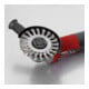 Brosse circulaire STIER Ø 115 mm, diamètre d'alésage 22,2 mm, 0,5 mm, ondulée, inox
