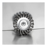 Brosse circulaire STIER Ø 115 mm, M14, 0,5 mm, torsadée, acier-2