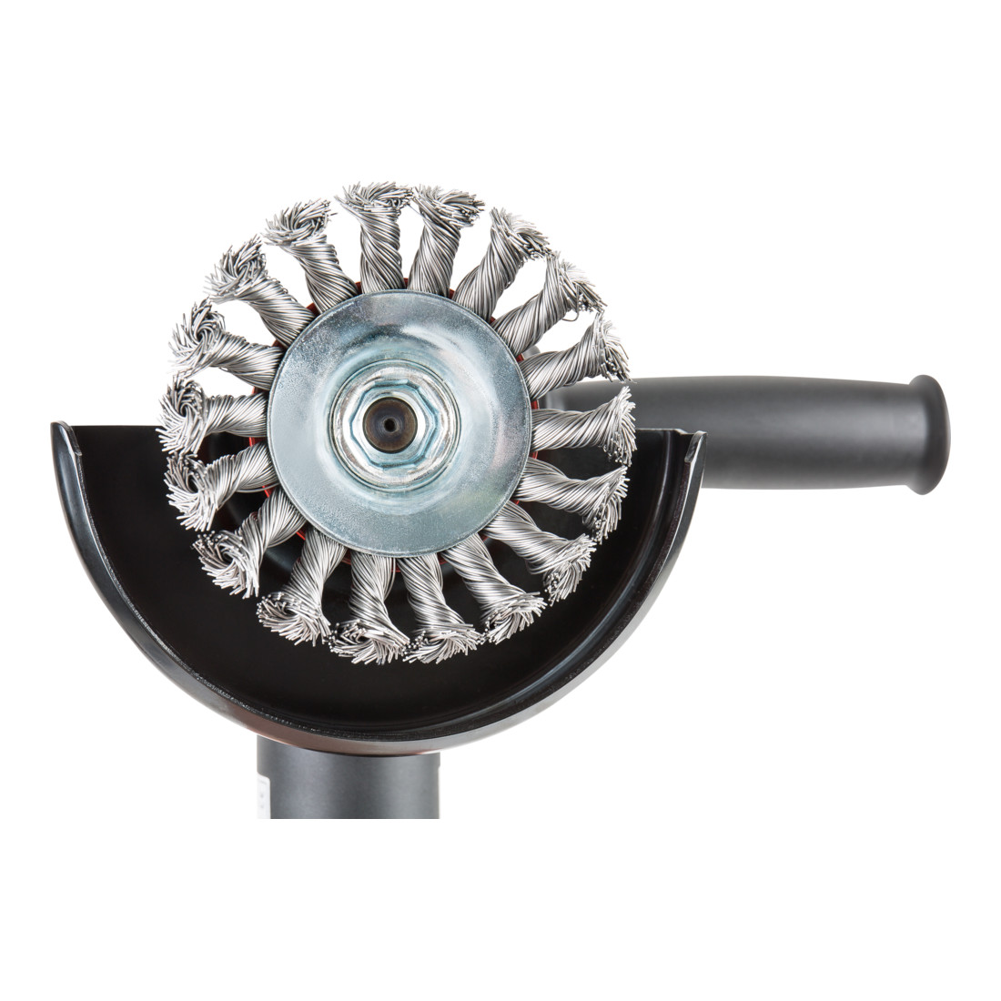 Brosse circulaire STIER Ø 115 mm, M14, 0,5 mm, torsadée, acier