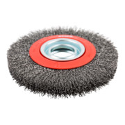Brosse ronde STIER 0,35 mm, ondulée, acier-2