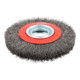 Brosse circulaire STIER Ø 200 mm, diamètre d'alésage 32 mm, 0,35 mm, ondulée, acier-2