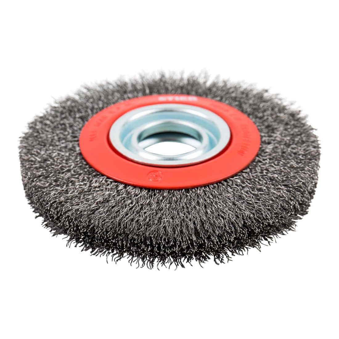 Brosse ronde STIER 0,35 mm, ondulée, acier