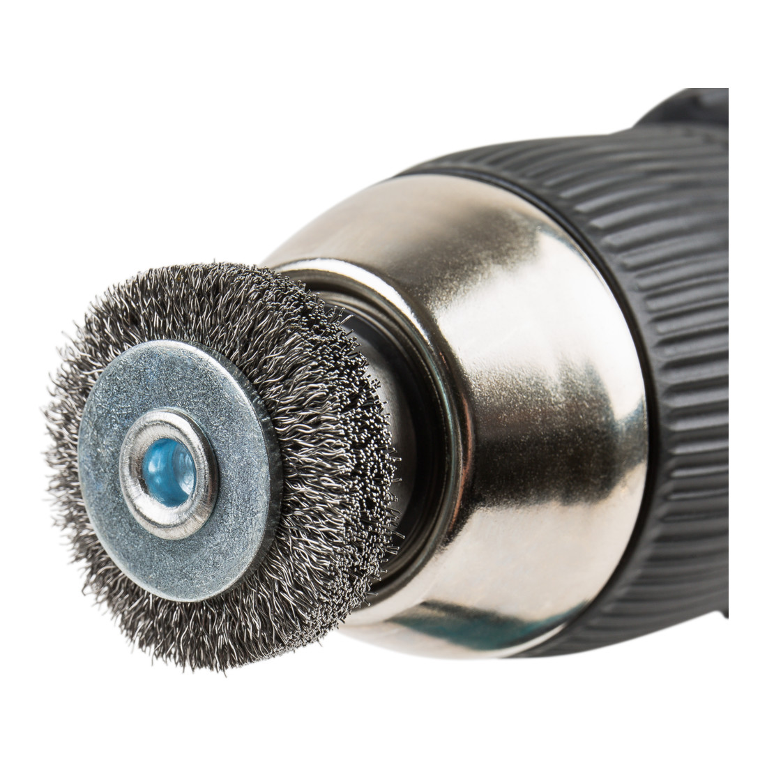 STIER Brosse de roue, tige Ø 6 mm, sertie, acier