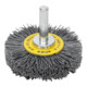 Brosse ronde STIER, tige Ø 6 mm, ondulée, carbure de silicium-1