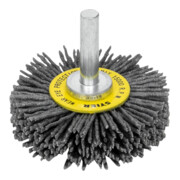 BARETTO Kit de nettoyage de cheminée 1 hérisson rond multi-usage 1 brosse manuelle en acier pour nettoyage générique 1 hérisson en nylon de 200 mm 
