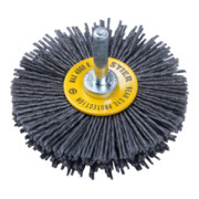 Brosse circulaire STIER Ø 70 mm, diamètre de queue 6 mm, 1,1 mm, ondulée, carbure de silicium