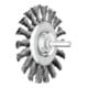 Brosse circulaire torsadée PFERD POS RBG Diamètre 76x6 mm Diamètre de la tige 6 mm Diamètre du fil d'acier 0,50-1