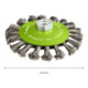 Brosse conique 115 mm à fils d'inox torsadés 115 mm, 0,35 mm, M14-4