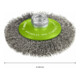 Brosse conique Bosch 100 mm à fils d'inox ondulés 100 mm, 0,35 mm, M14-4
