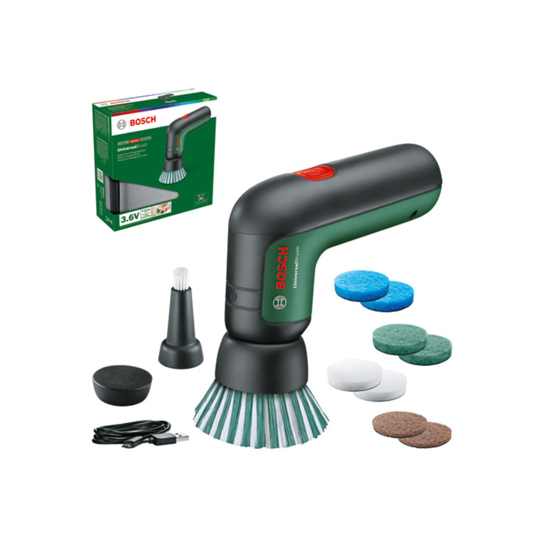 Brosse de nettoyage sans fil UniversalBrush Set Bosch