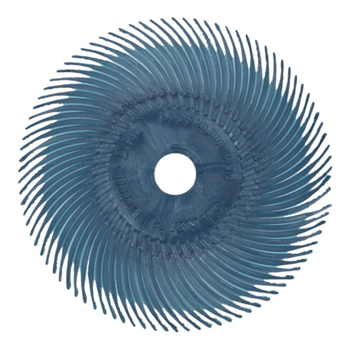 Disque à brosse radiale 3M Scotch Brite RB-ZB bleu
